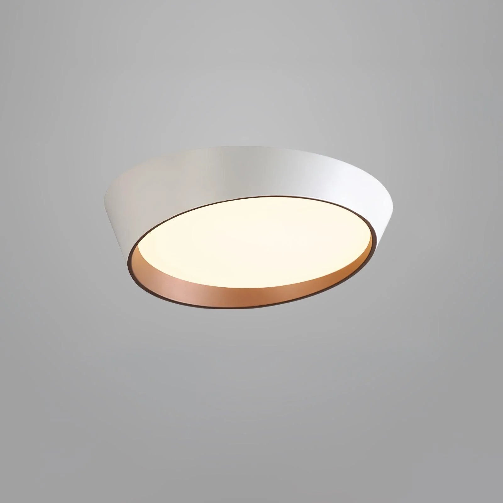 Lampada da soffitto in acero