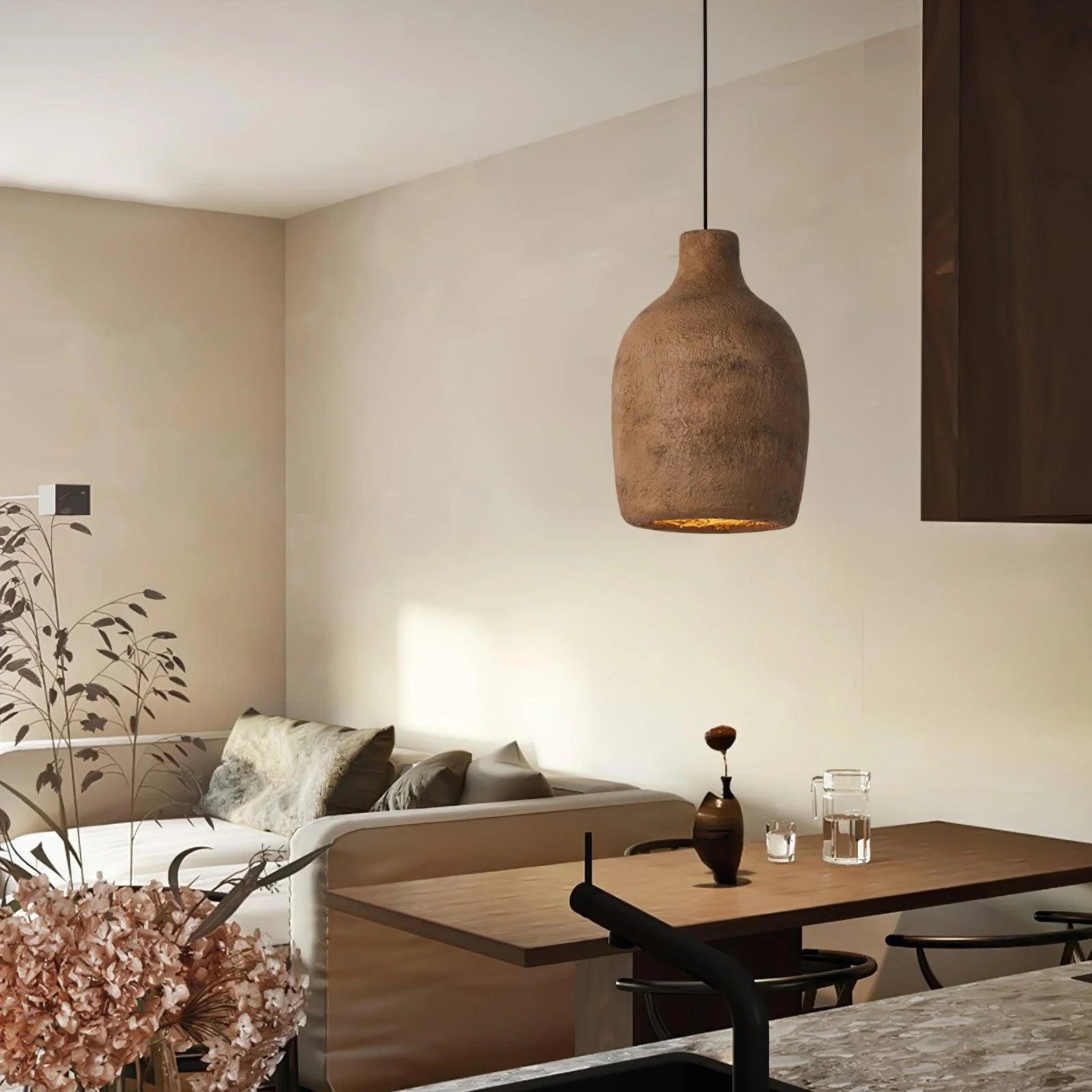 Lampada a sospensione rustica in lattina