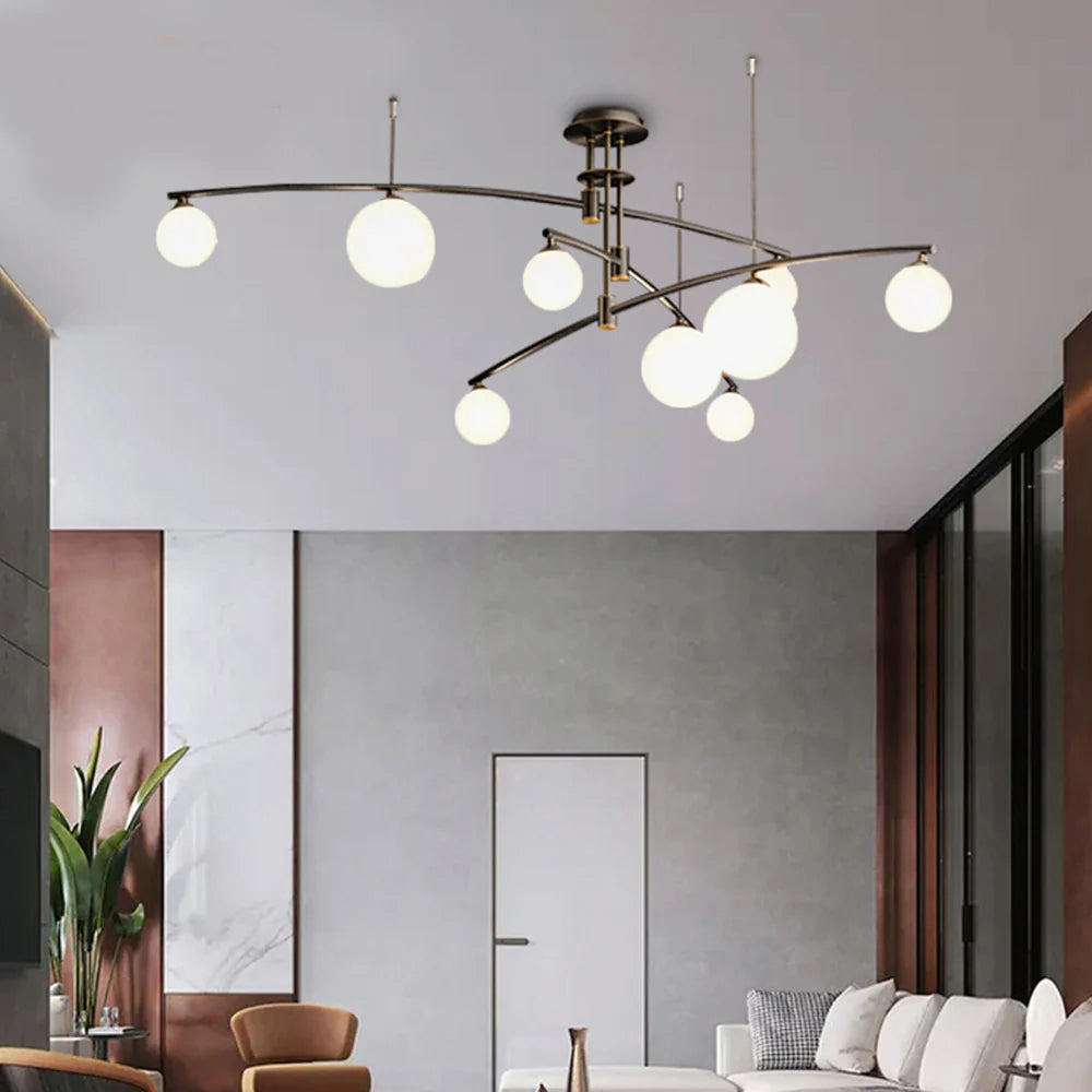 Lampadario a sfera nordica