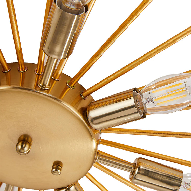 Moderne uregelmæssigt jernværksloftslys