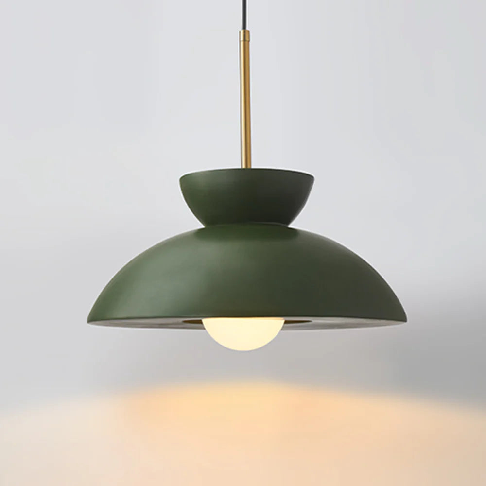 Lampada a sospensione rotonda alla moda in resina