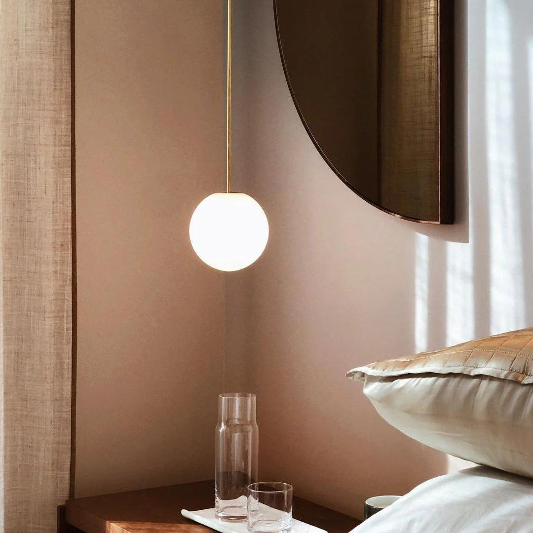 Lampada a sospensione in ottone