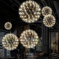 Silver Luster Ball Pendant Light