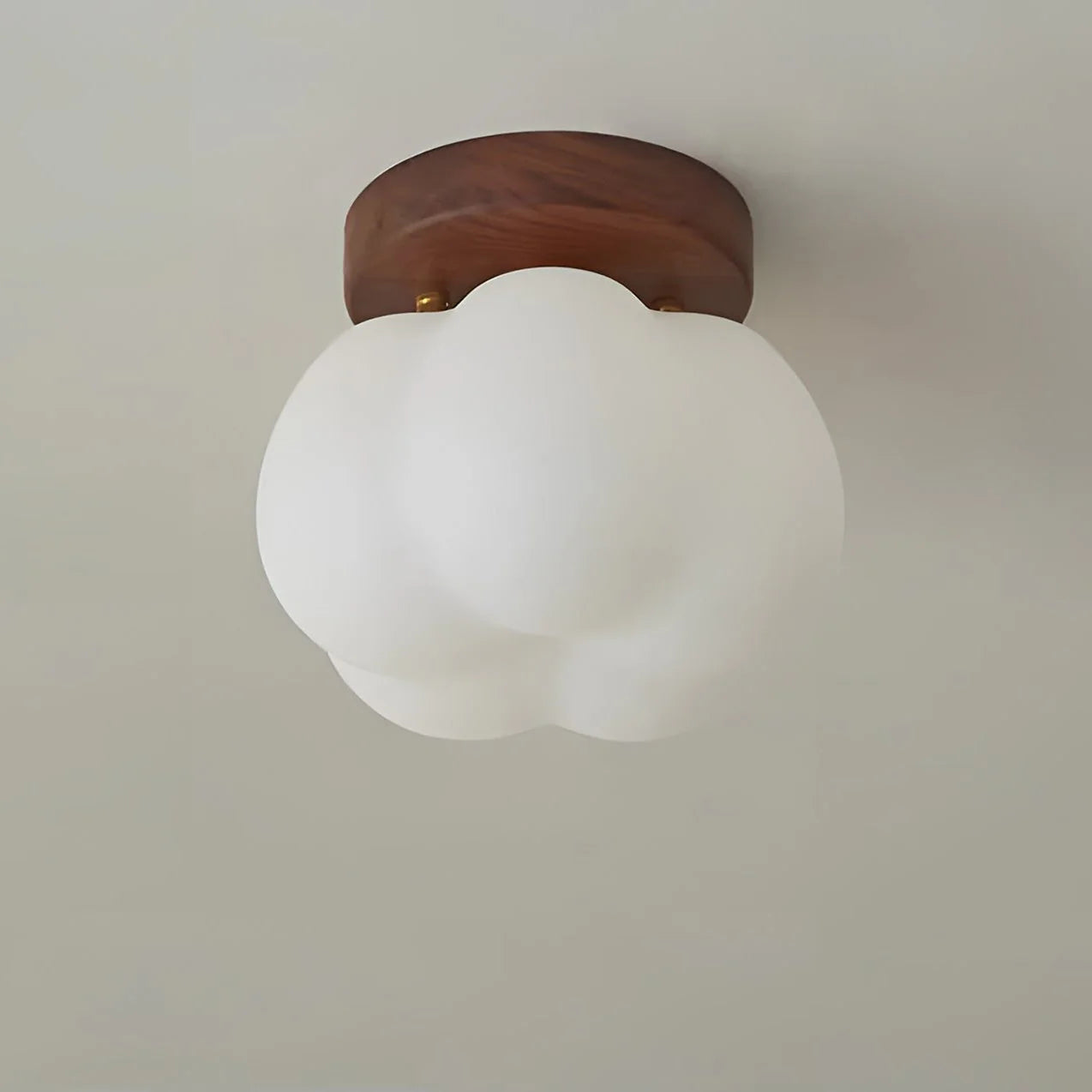 Verre rustique vintage & Plafonnier en bois