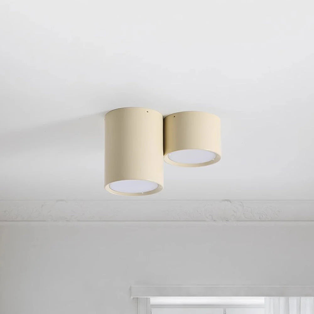 Plafoniera a LED in stile amaretto