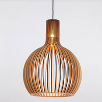 Glarefusion Vintage wooden Pendant Light