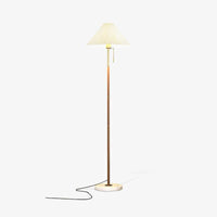 Antik stil plisseret gulvlampe