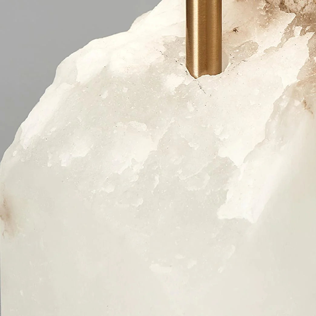 Modern Rectangular Alabaster Table Lamp