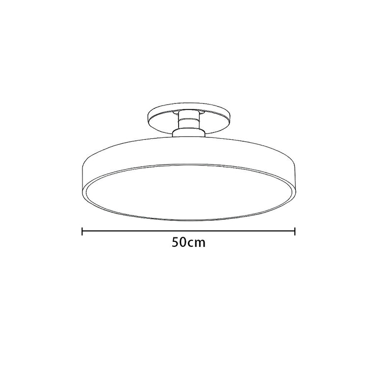 Nordic Round Flush Mount Ceiling Light