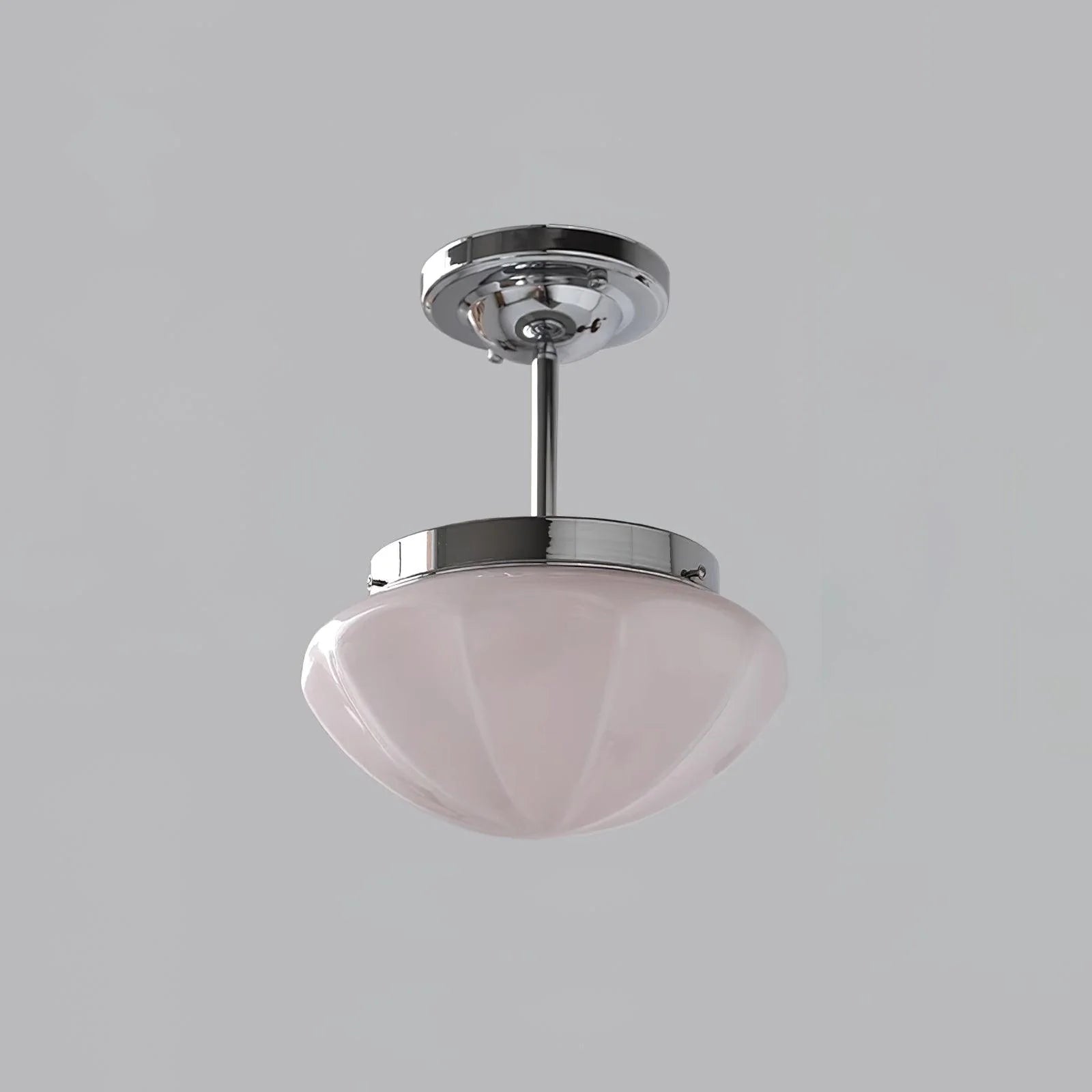 Elegant Sleek Dome Glass Ceiling Lamp