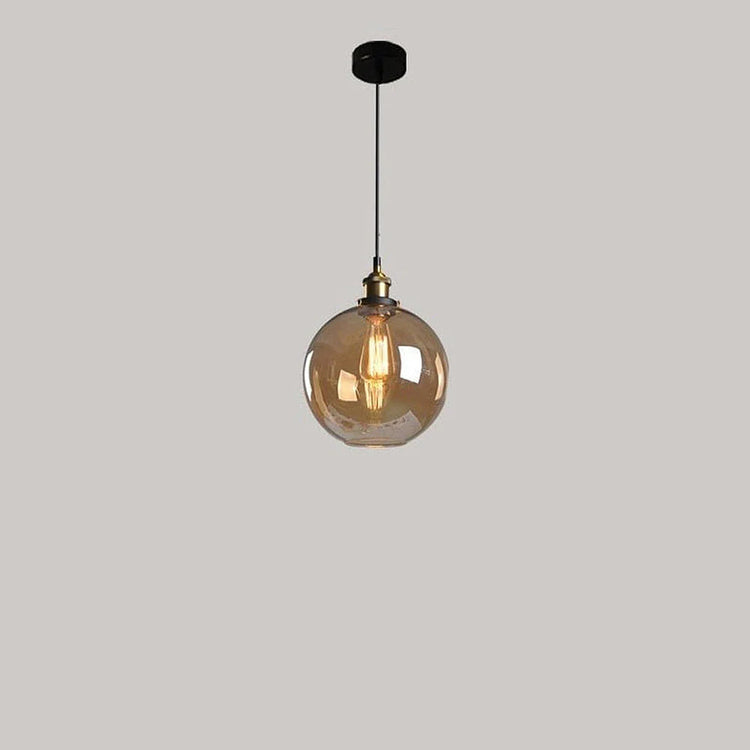Scandinavian Transparent Glass Pendant Light