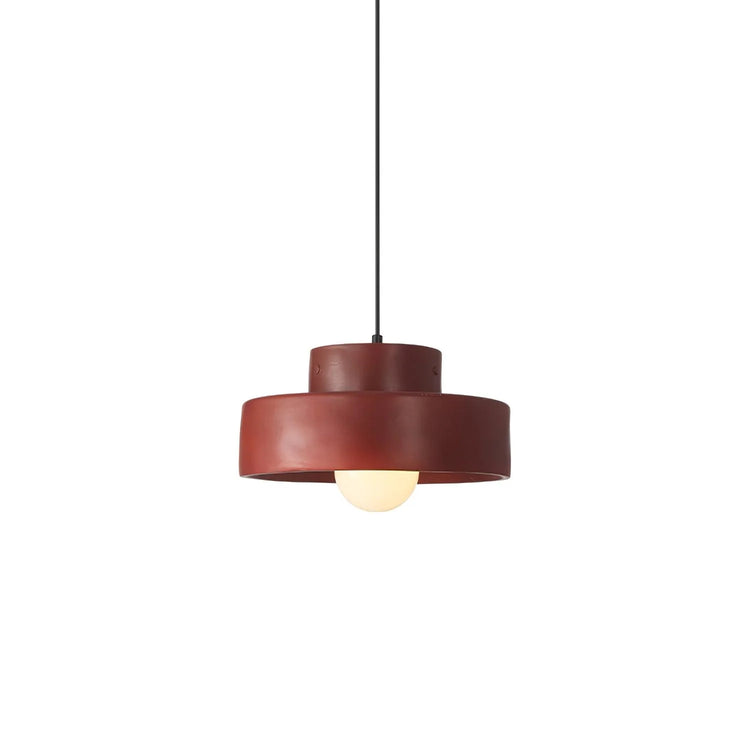 Contemporary Circle Resin Pendant Light