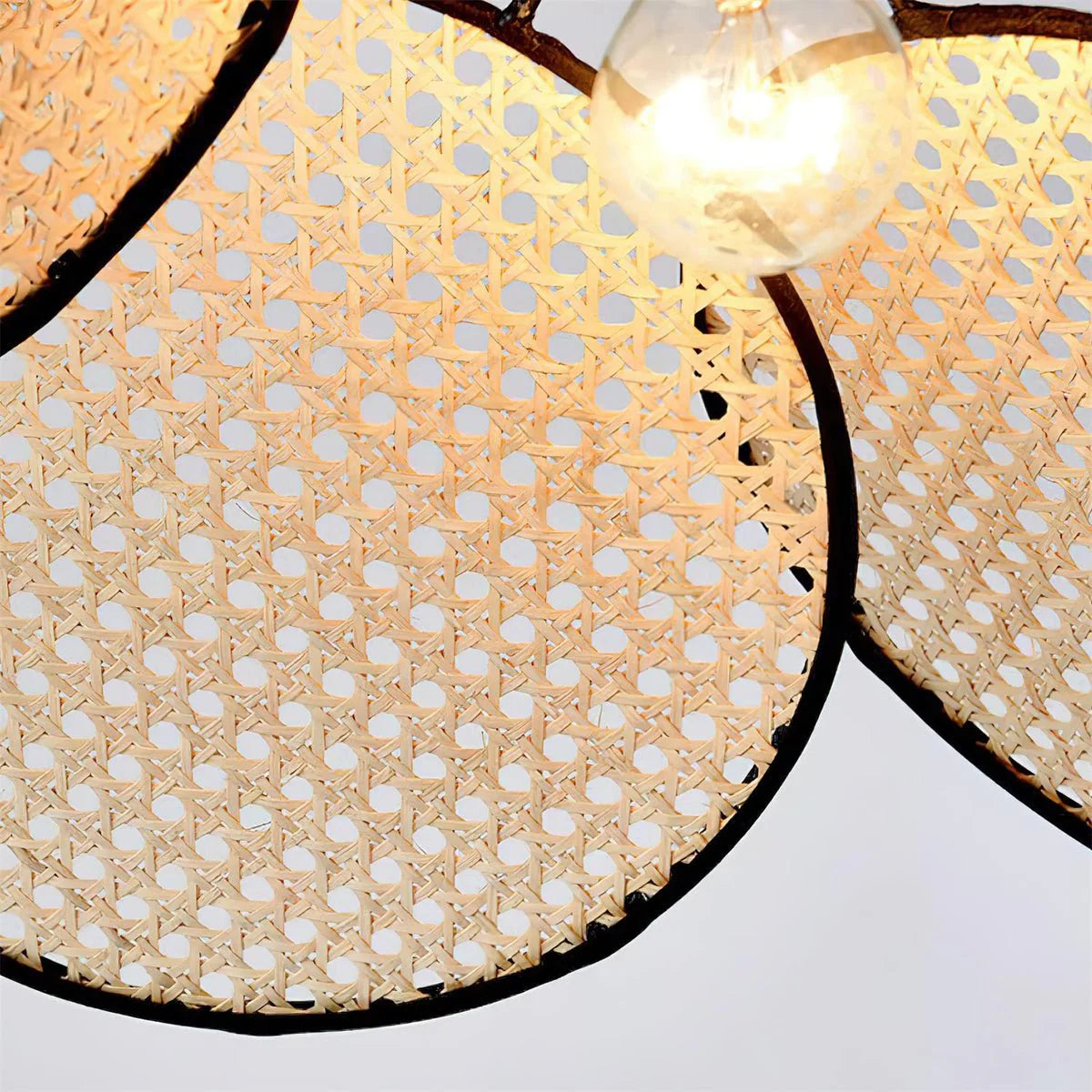 Rattan Bloom Pendant Light