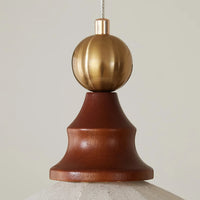 Französische Wabi-Sabi Vintage Pendelleuchte