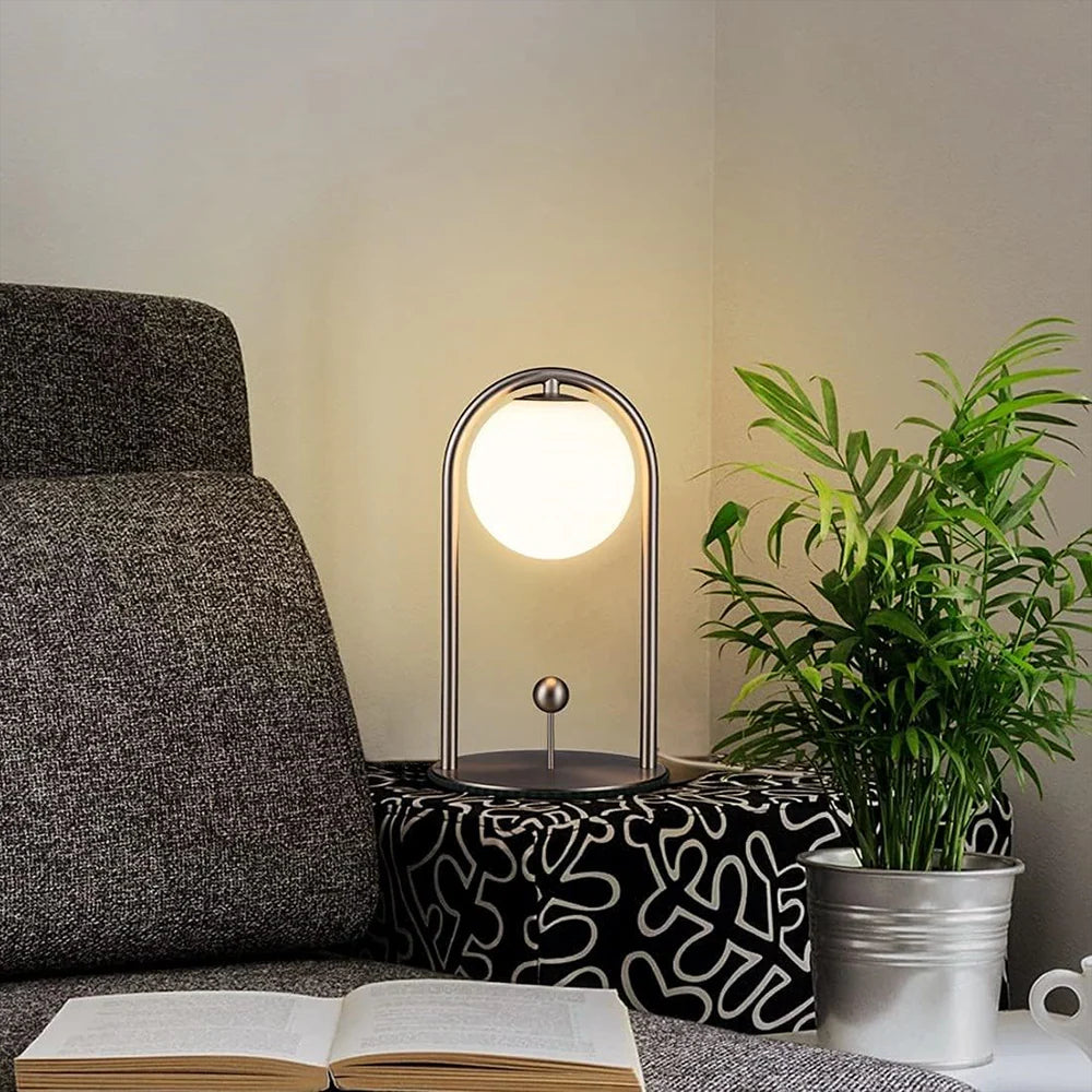 Moderne luksusbedskabsbordlampe