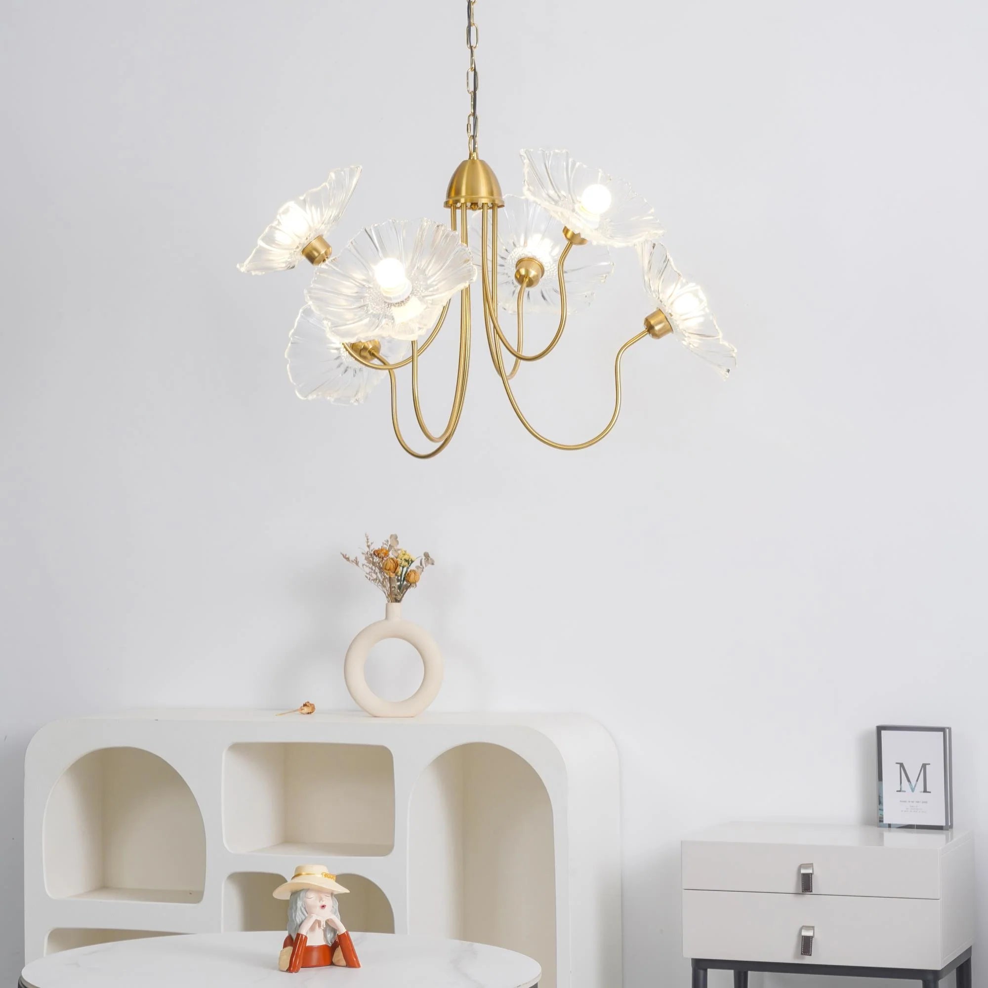 Lampadario con illuminazione Lotus Bloom