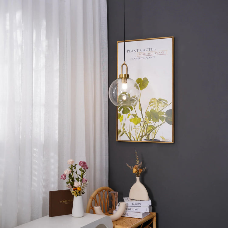 Vintage Pendulum Glas Pendel Light