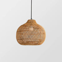 Handwoven Rattan Pendant Light