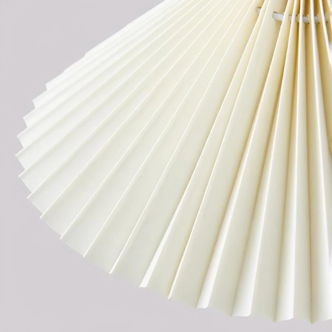 Modern Pleated Walnut Wall Lamp