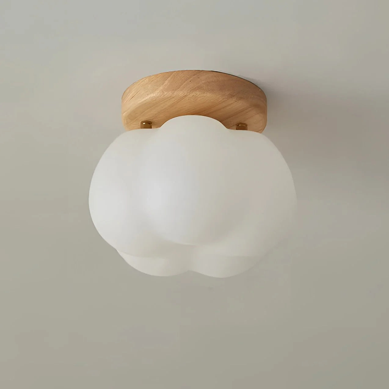 Verre rustique vintage & Plafonnier en bois