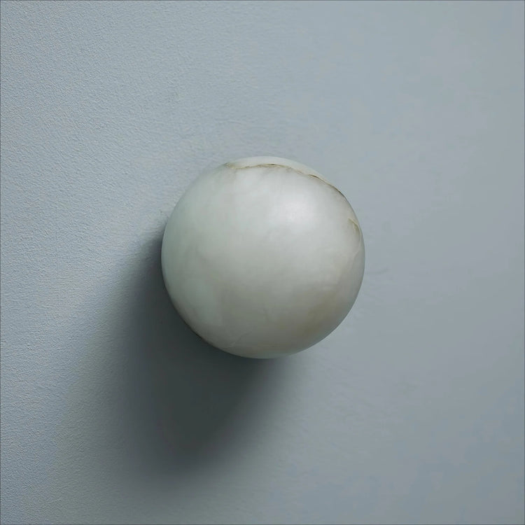 Trendy Alabaster Globe Væglampe