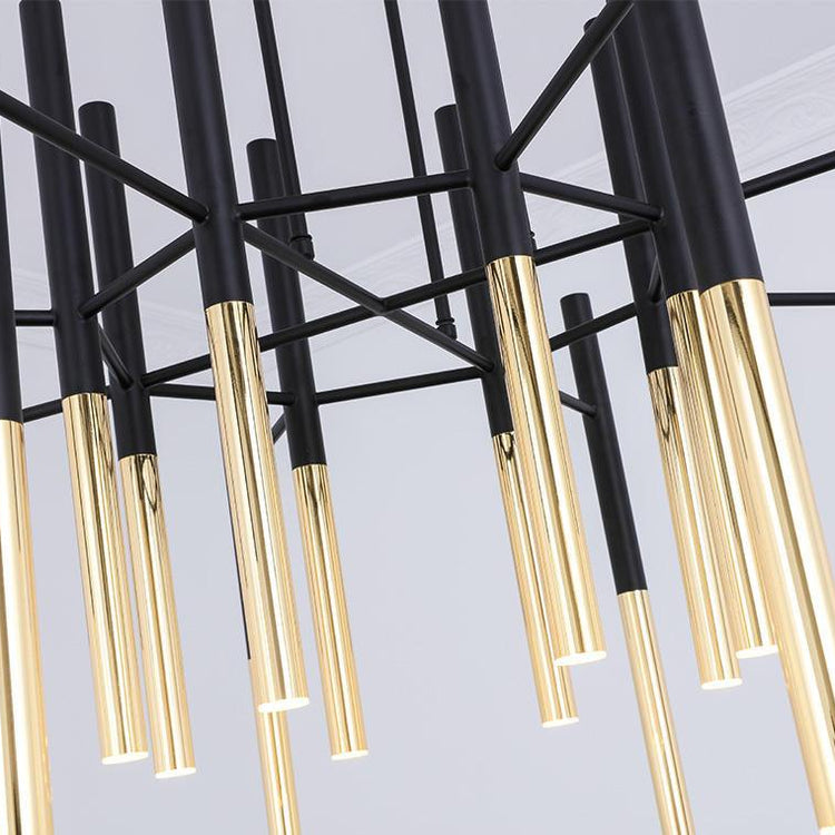 Klassisk geometrisk jernlysekrone