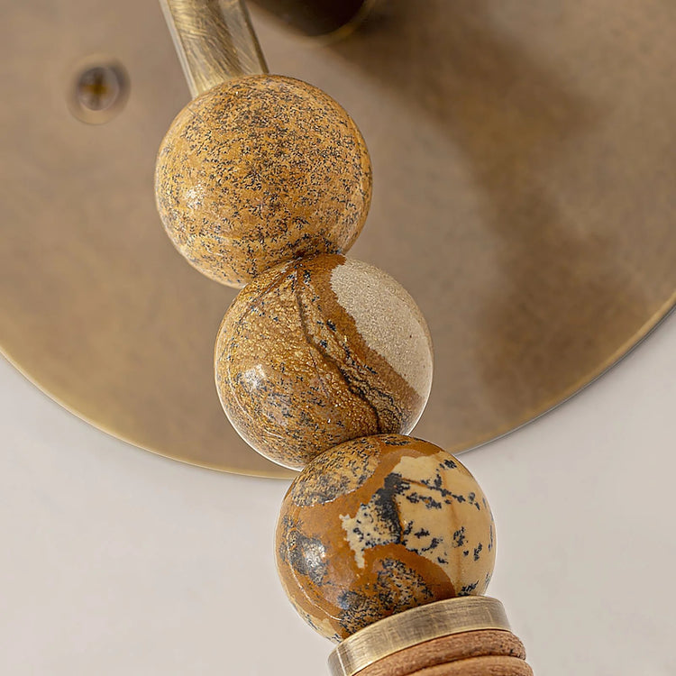 Klassisk cylindrisk stang marmor væglampe