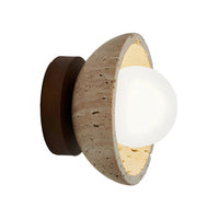 Modern Industrial Stone Wall Light