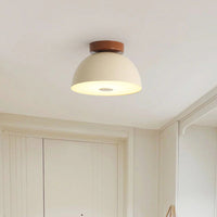 Cream Iron Hallway Ceiling Fixture