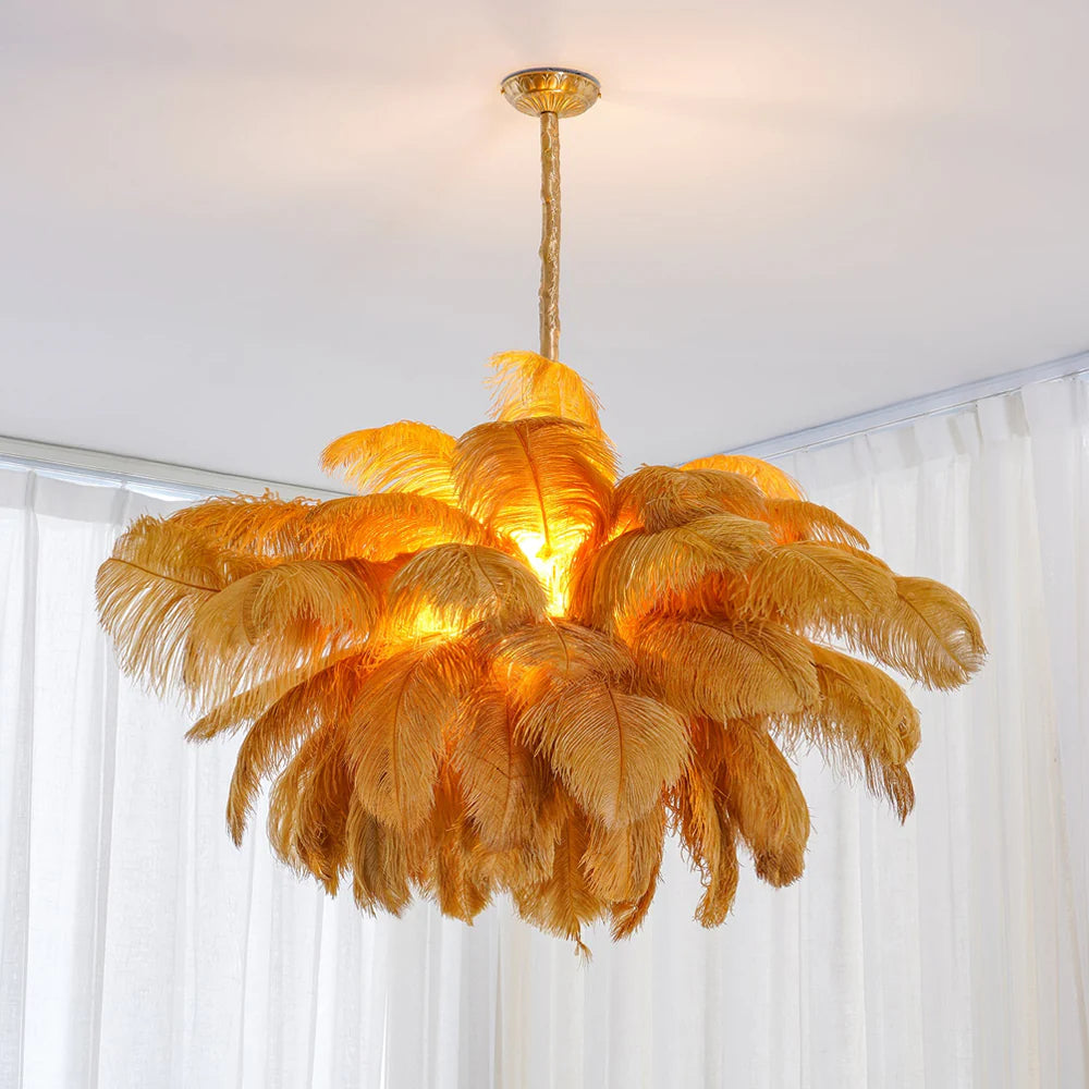 Plume de luxe lysekrone