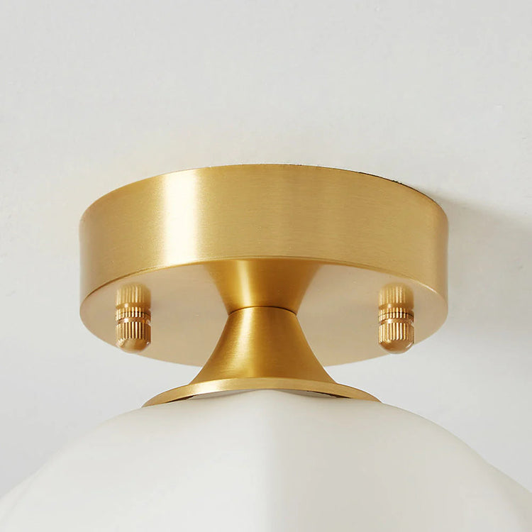 Klassisk bølgeglas loftslampe