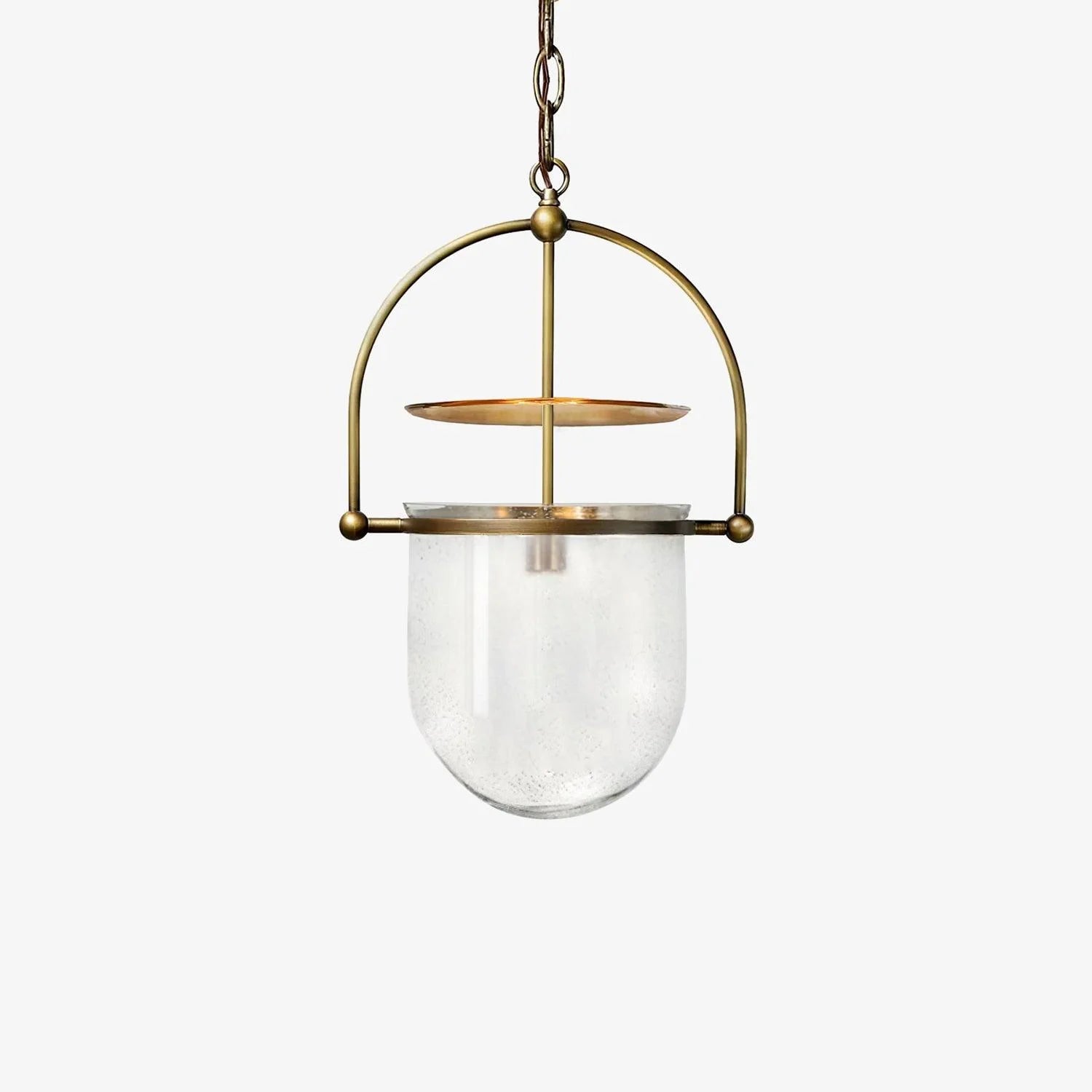 Lampe à Suspension Vintage en Verre