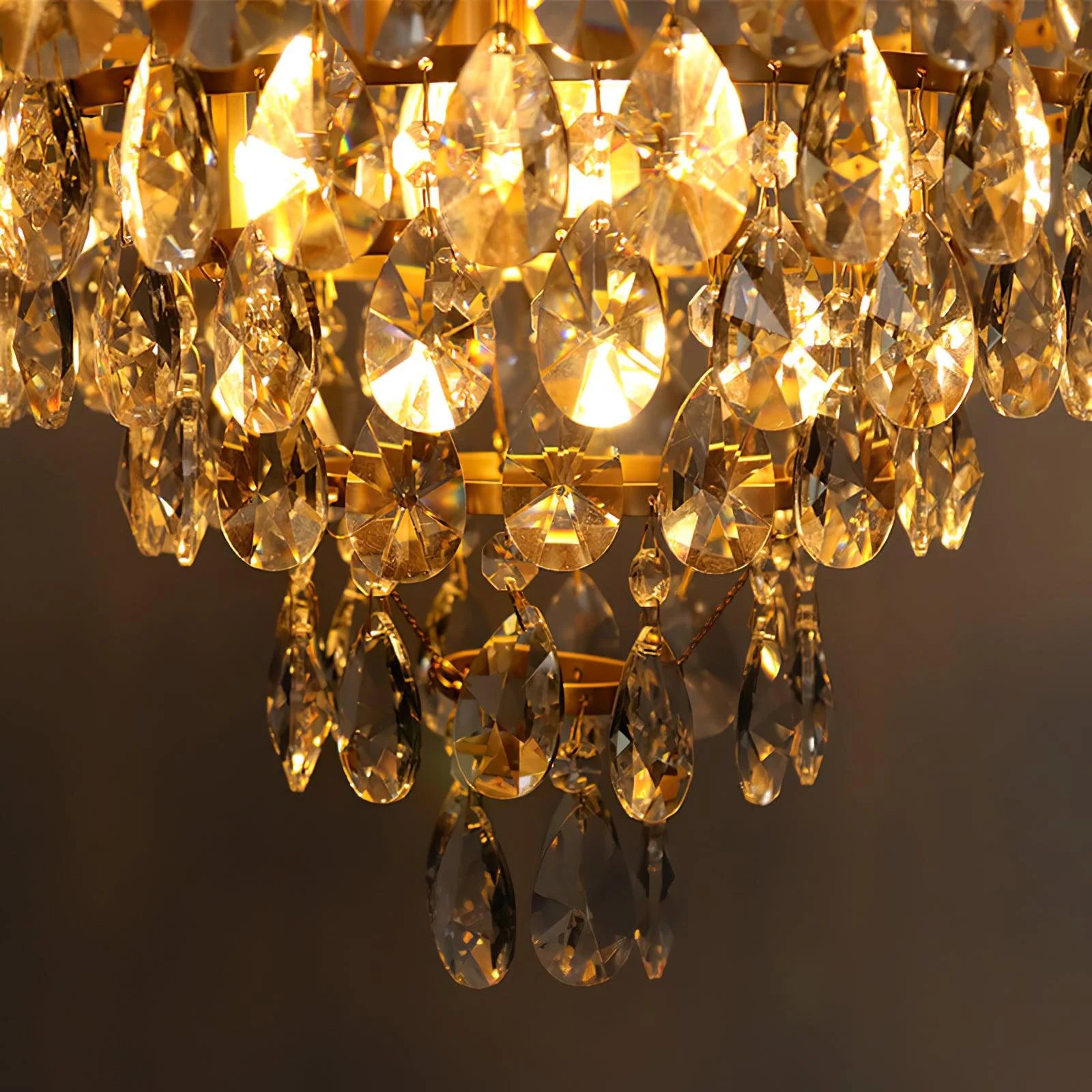 Lampadario vintage scintillante