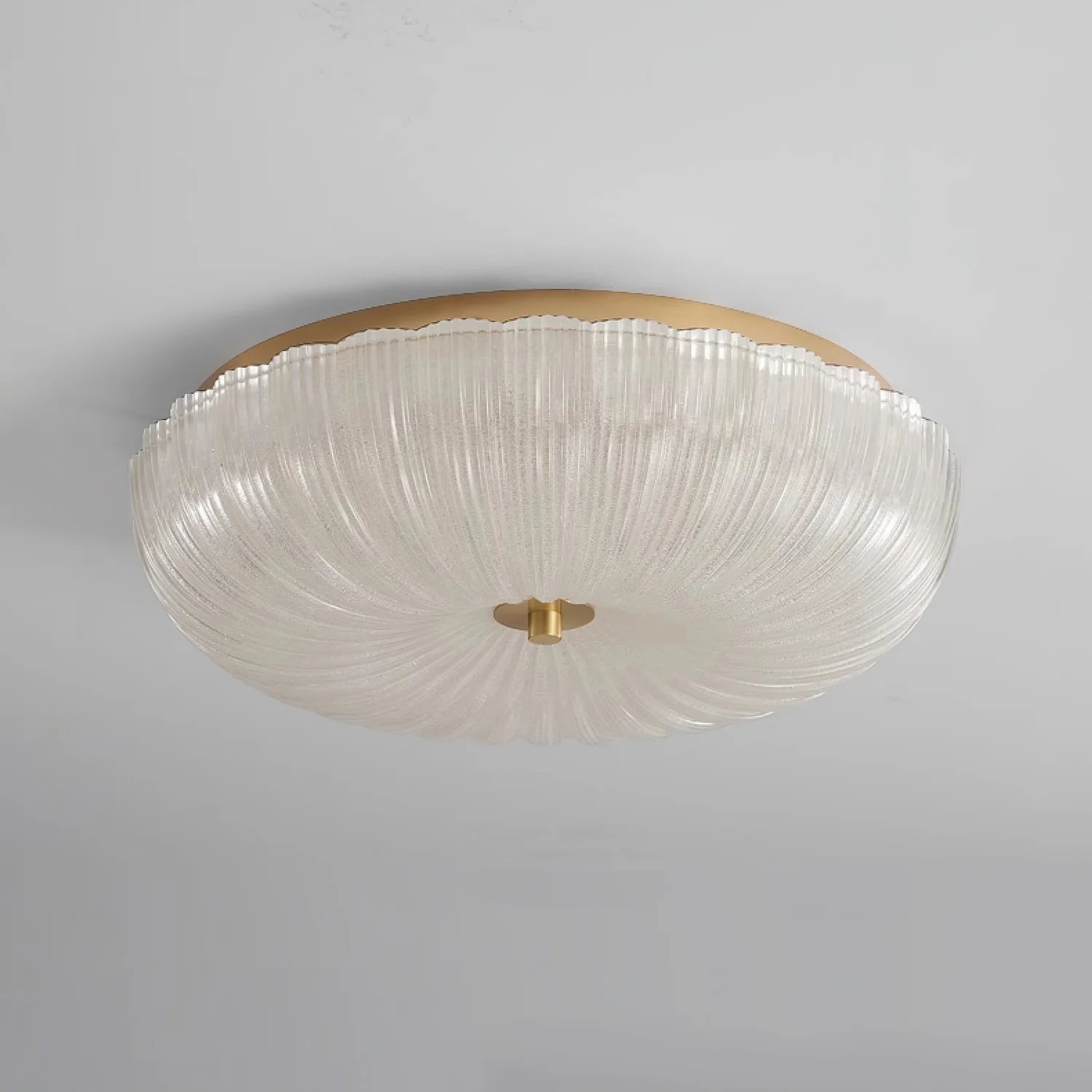 Trendy Round Glass Ceiling Light