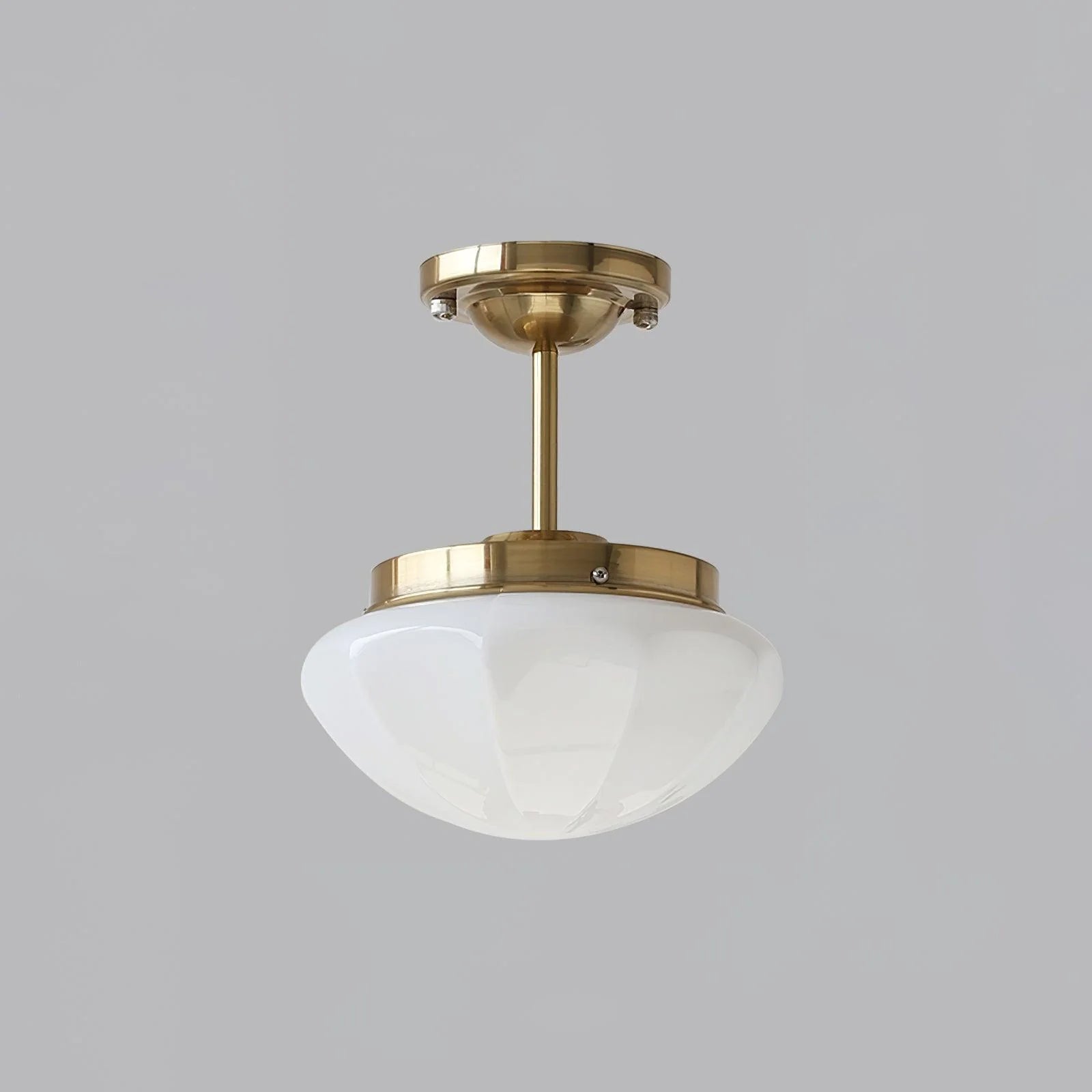 Elegant Sleek Dome Glass Ceiling Lamp