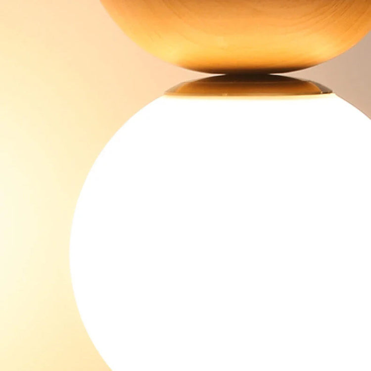 Træloftslampe i japansk stil