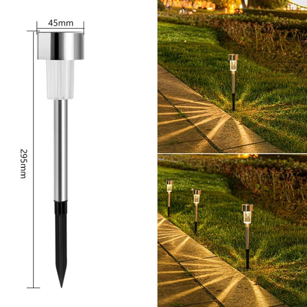 Lampe solaire extérieure pour chemin de jardin