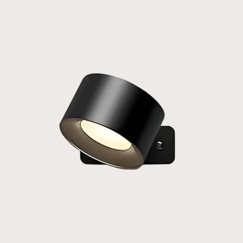 Glarefusion Moderna lampada da parete a LED ruotabile a 360°