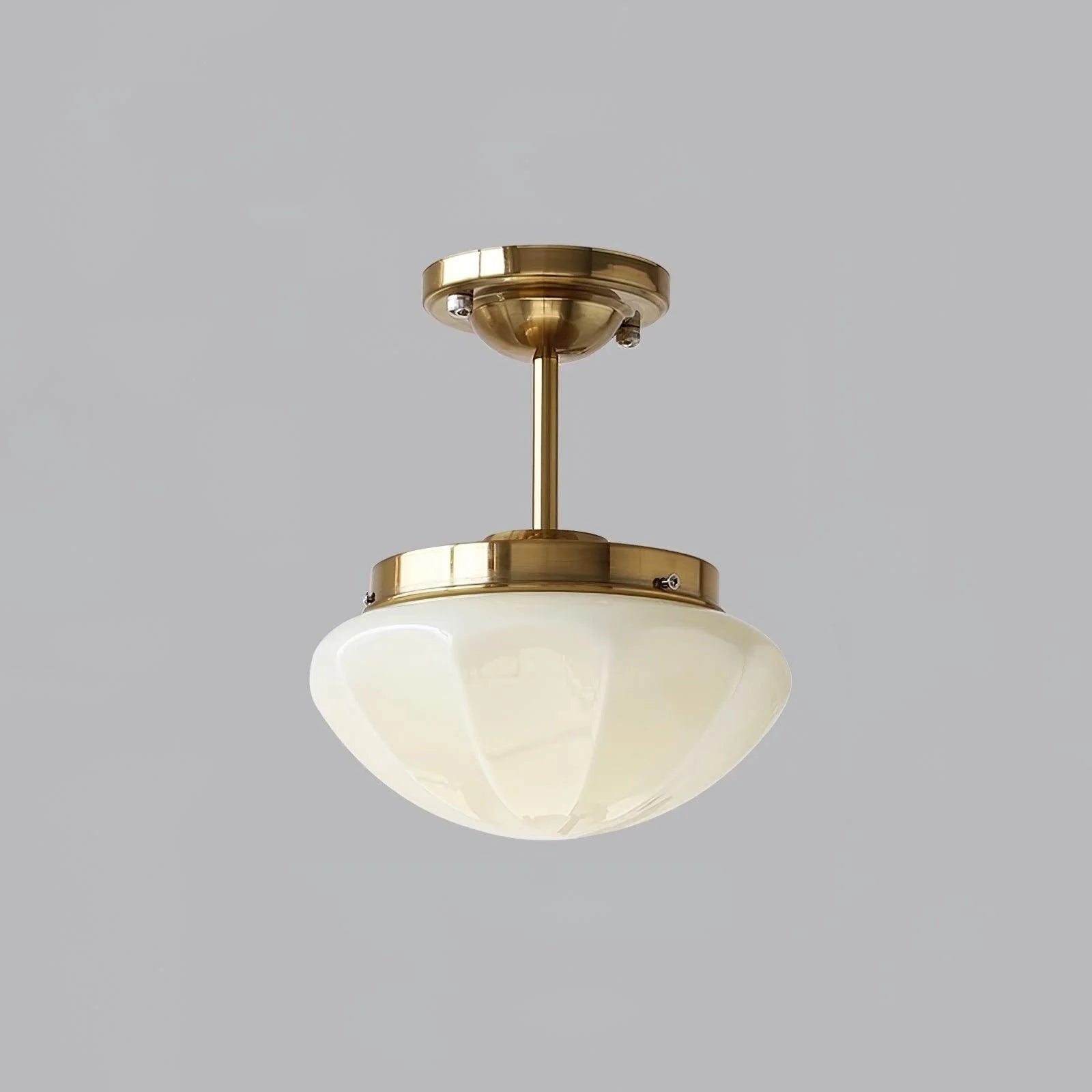 Elegant Sleek Dome Glass Ceiling Lamp