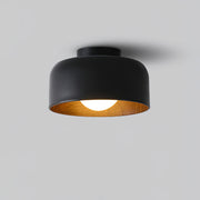 Plafonnier simple en fer à dôme
