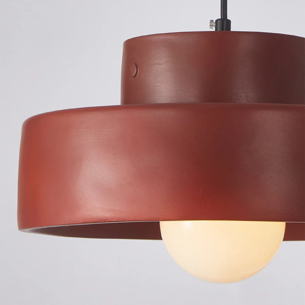 Lampada a sospensione moderna cilindrica