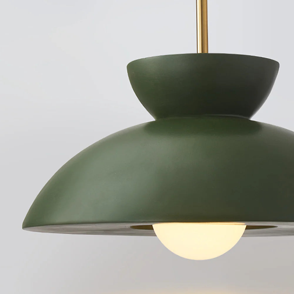 Lampada a sospensione rotonda alla moda in resina