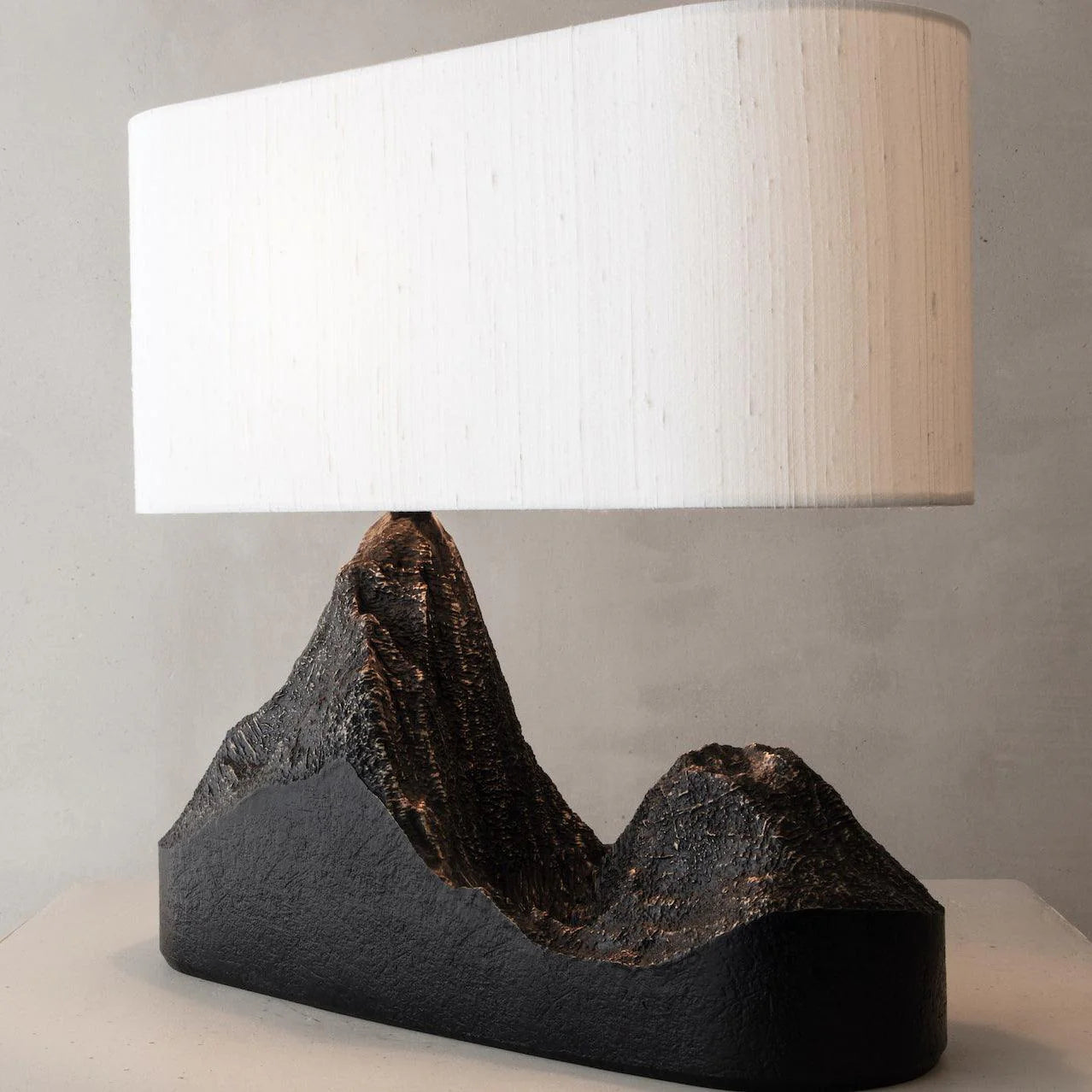 Stylish Stone Resin Table Lamp