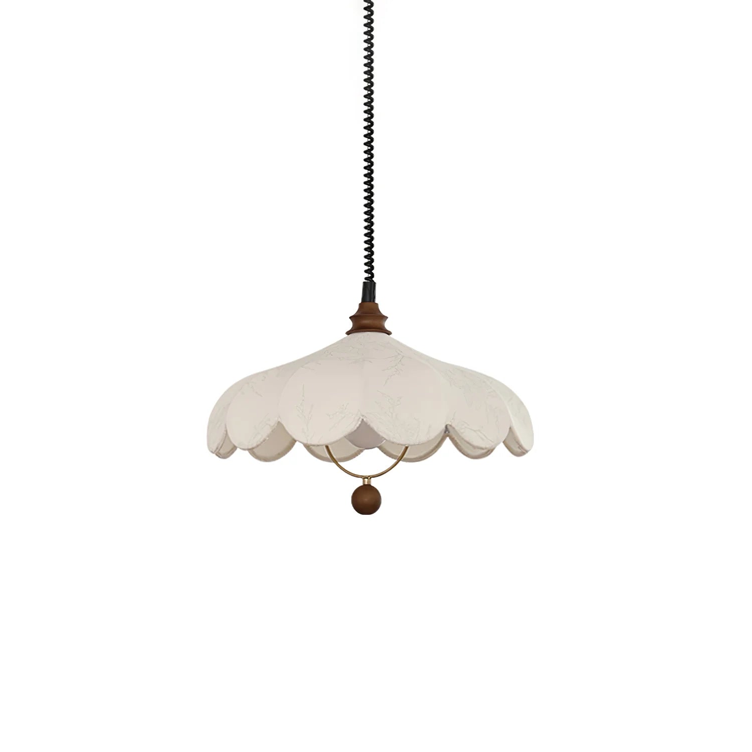Stylish Petal Fabric Pendant Light