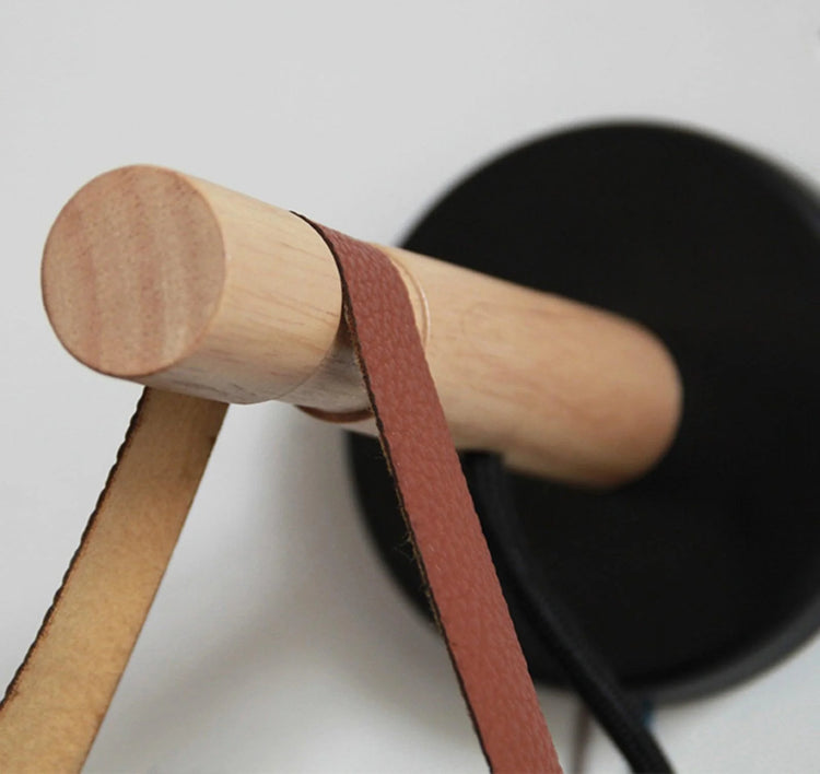 Rustik væglampe i keglejern