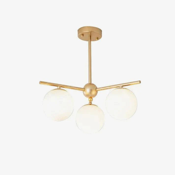Lampadario a stelo orbitale