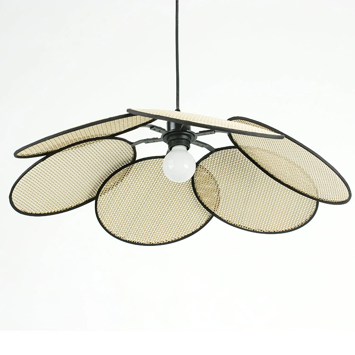 Rattan Bloom Pendant Light