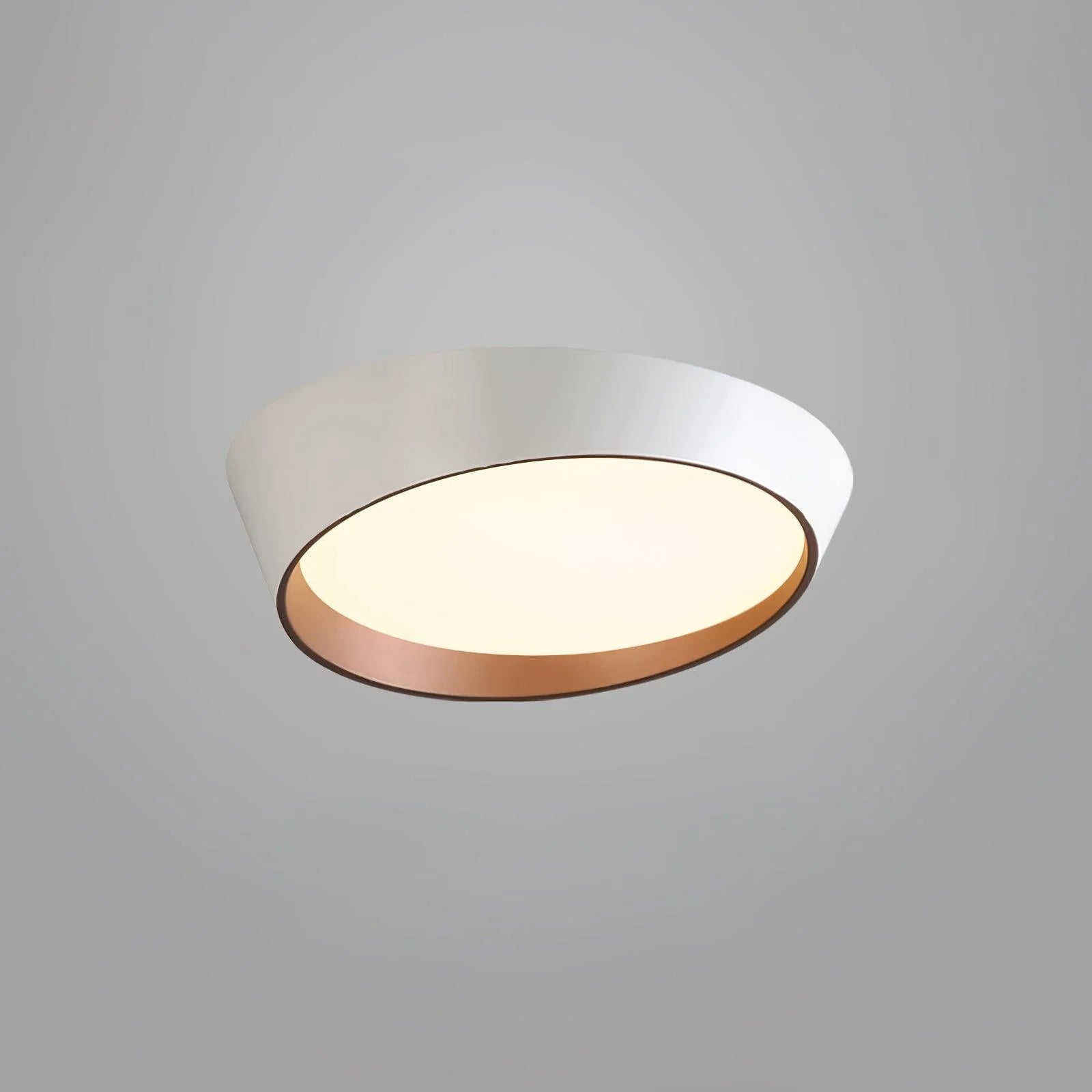 Lampada da soffitto in acero