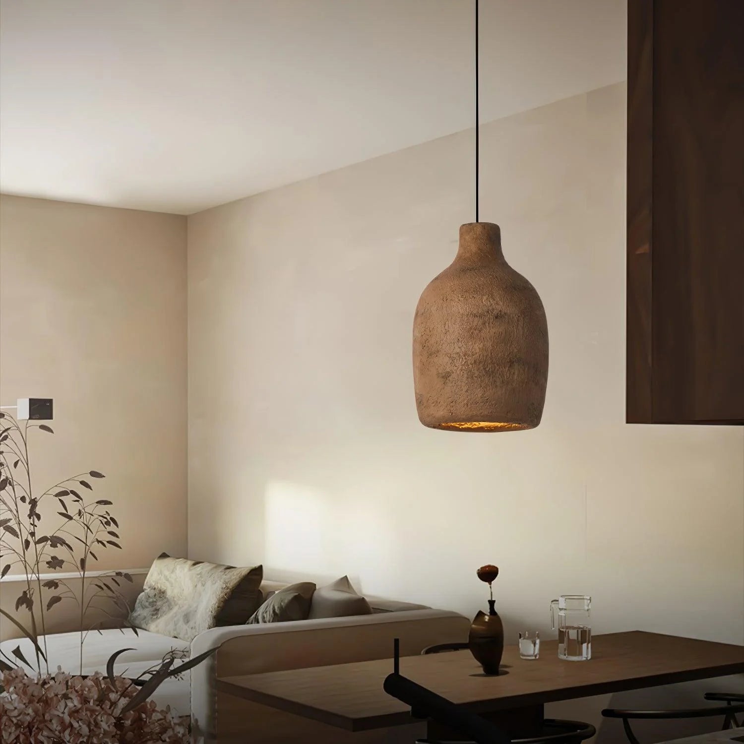 Lampada a sospensione rustica in lattina