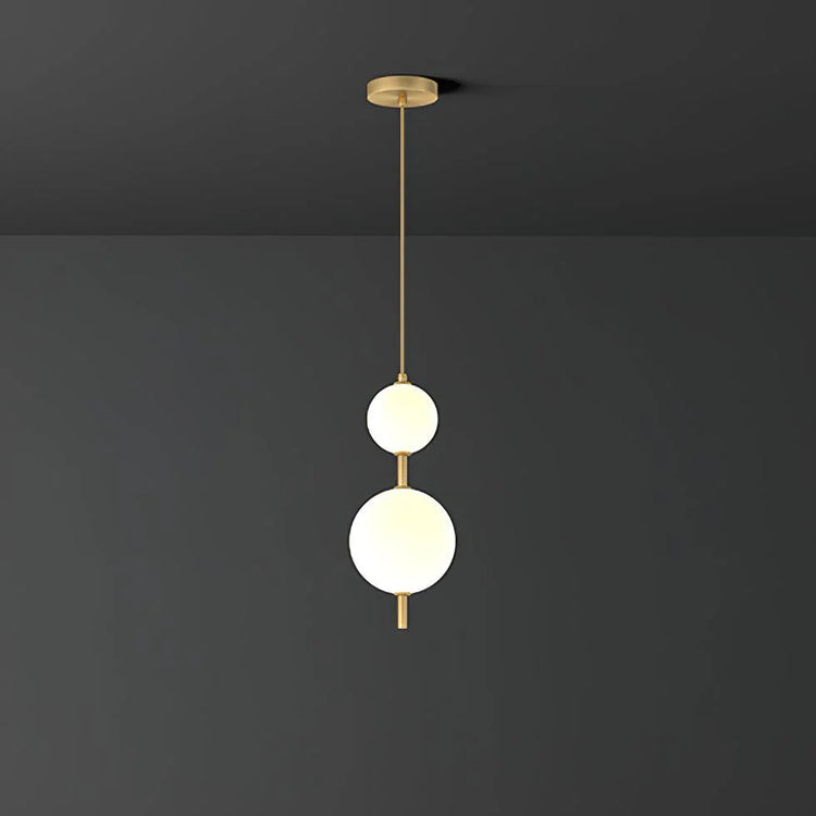 Moderne Orb Glas Pendel Lampe